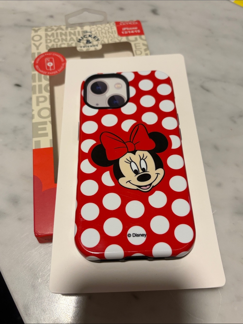 Disney Minnie Mouse Red with White Polka Dots Phone Case